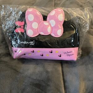 Disney Minnie Mouse Pink and Black Bow Bag